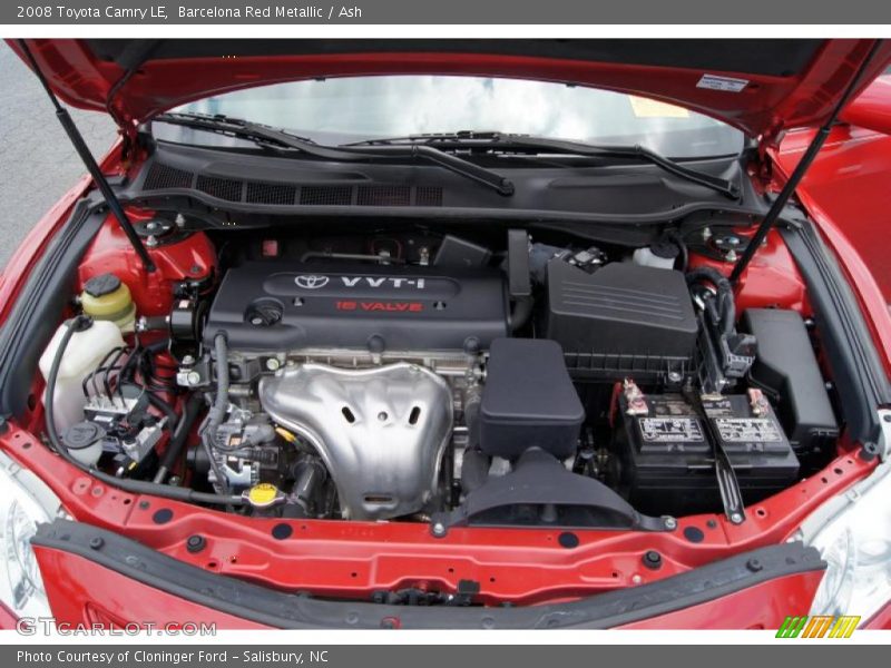 Barcelona Red Metallic / Ash 2008 Toyota Camry LE