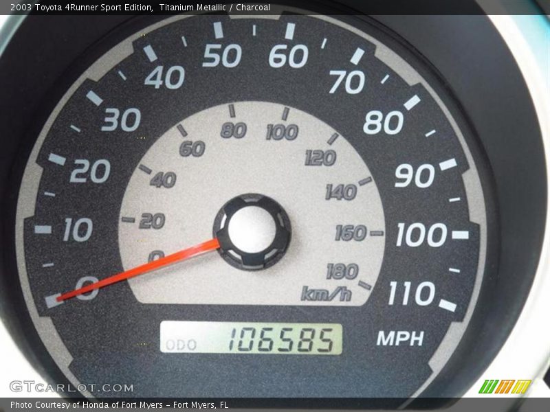 Titanium Metallic / Charcoal 2003 Toyota 4Runner Sport Edition