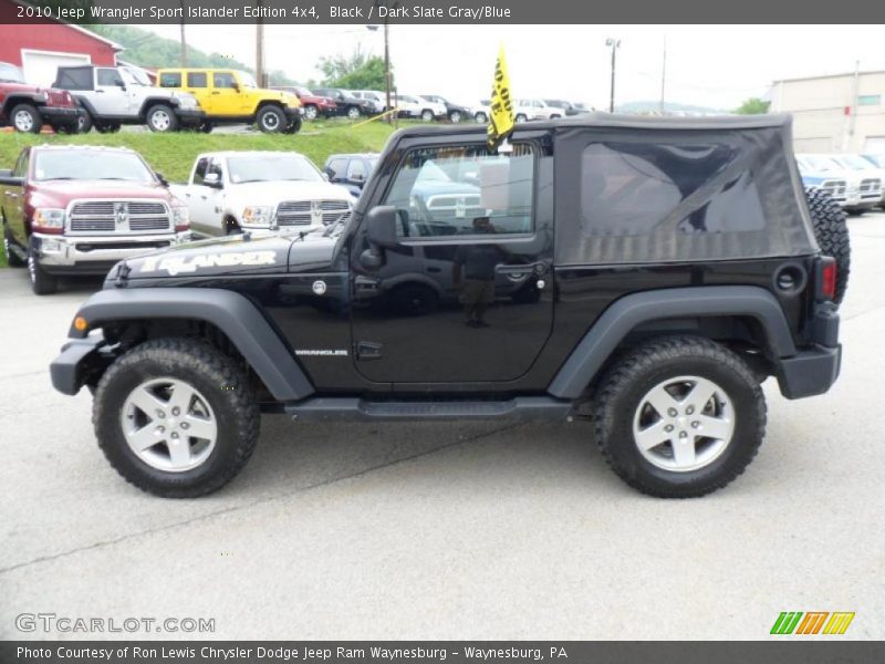 Black / Dark Slate Gray/Blue 2010 Jeep Wrangler Sport Islander Edition 4x4