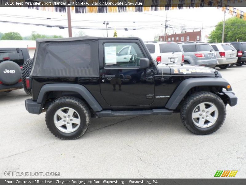 Black / Dark Slate Gray/Blue 2010 Jeep Wrangler Sport Islander Edition 4x4