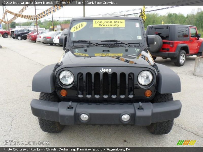 Black / Dark Slate Gray/Blue 2010 Jeep Wrangler Sport Islander Edition 4x4