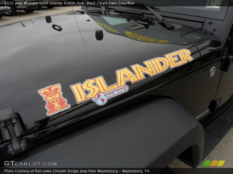 Black / Dark Slate Gray/Blue 2010 Jeep Wrangler Sport Islander Edition 4x4
