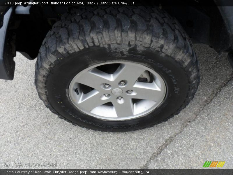 Black / Dark Slate Gray/Blue 2010 Jeep Wrangler Sport Islander Edition 4x4