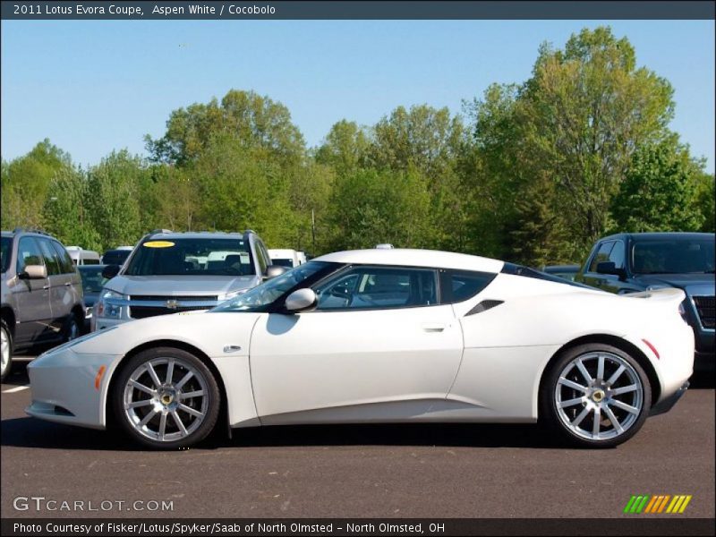  2011 Evora Coupe Aspen White