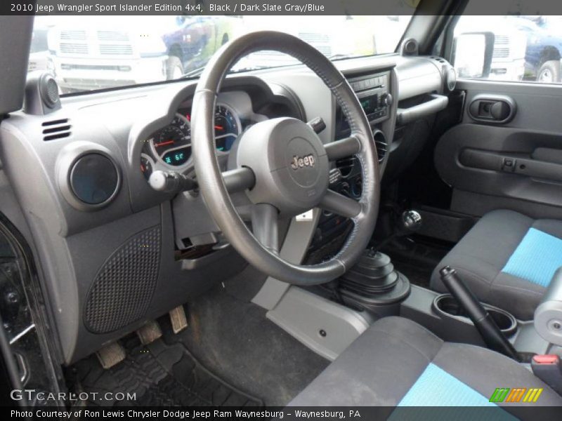 Black / Dark Slate Gray/Blue 2010 Jeep Wrangler Sport Islander Edition 4x4