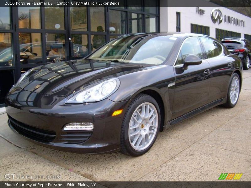 Carbon Grey Metallic / Luxor Beige 2010 Porsche Panamera S