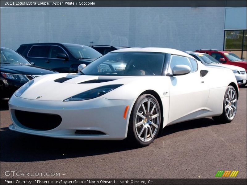 Front 3/4 View of 2011 Evora Coupe