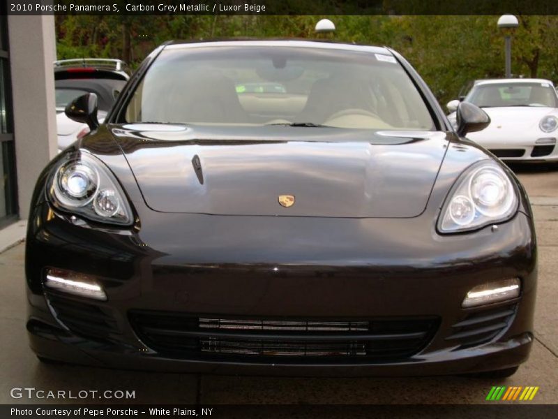Carbon Grey Metallic / Luxor Beige 2010 Porsche Panamera S