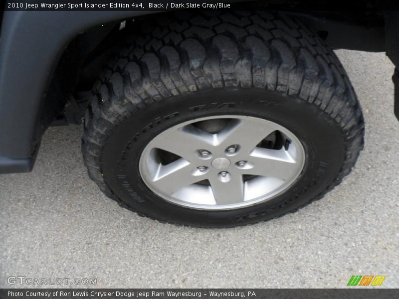 Black / Dark Slate Gray/Blue 2010 Jeep Wrangler Sport Islander Edition 4x4