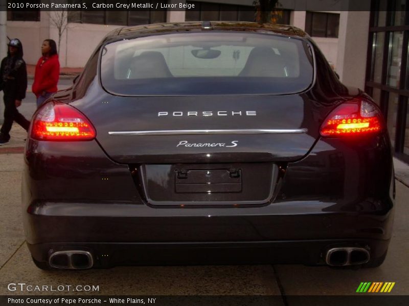 Carbon Grey Metallic / Luxor Beige 2010 Porsche Panamera S