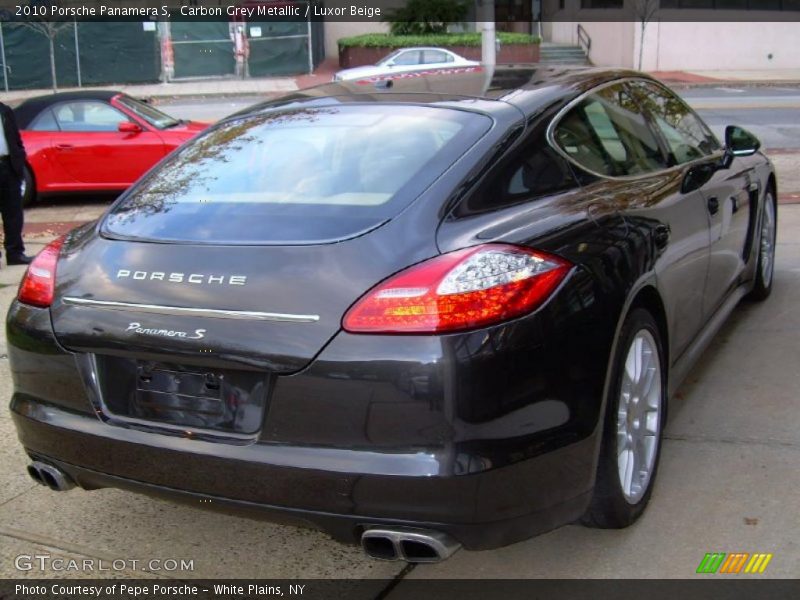 Carbon Grey Metallic / Luxor Beige 2010 Porsche Panamera S