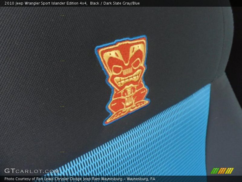 Black / Dark Slate Gray/Blue 2010 Jeep Wrangler Sport Islander Edition 4x4