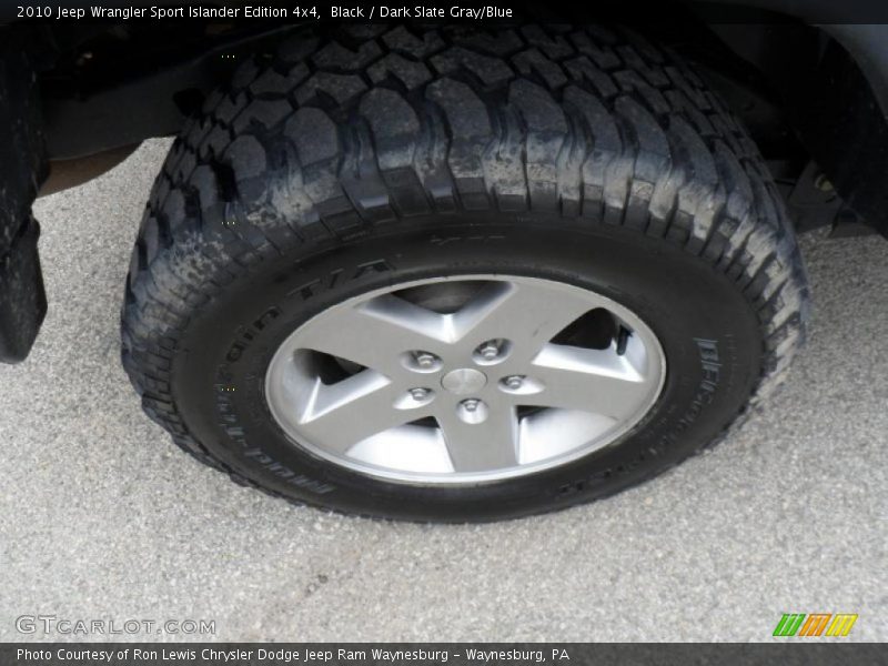 Black / Dark Slate Gray/Blue 2010 Jeep Wrangler Sport Islander Edition 4x4