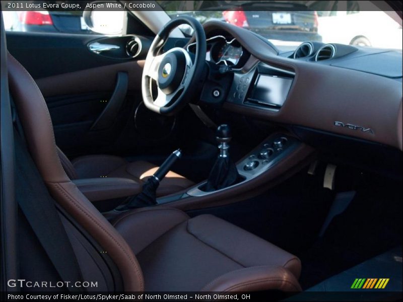 Aspen White / Cocobolo 2011 Lotus Evora Coupe