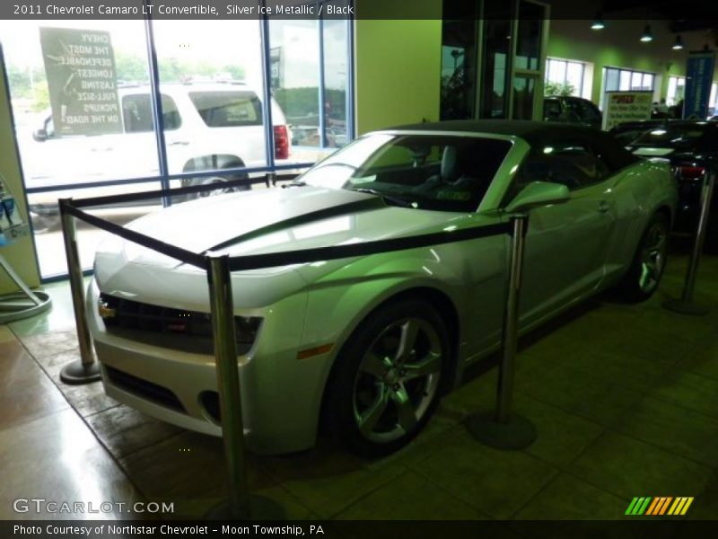 Silver Ice Metallic / Black 2011 Chevrolet Camaro LT Convertible