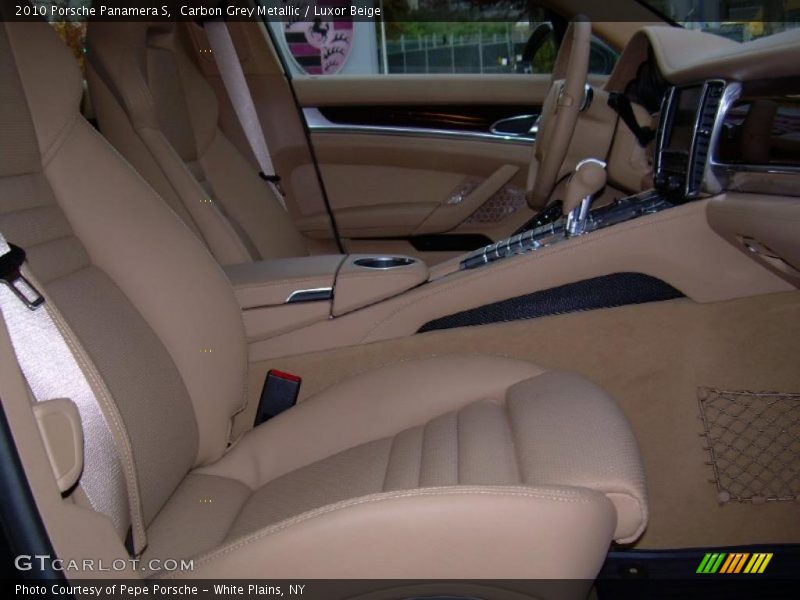 Carbon Grey Metallic / Luxor Beige 2010 Porsche Panamera S