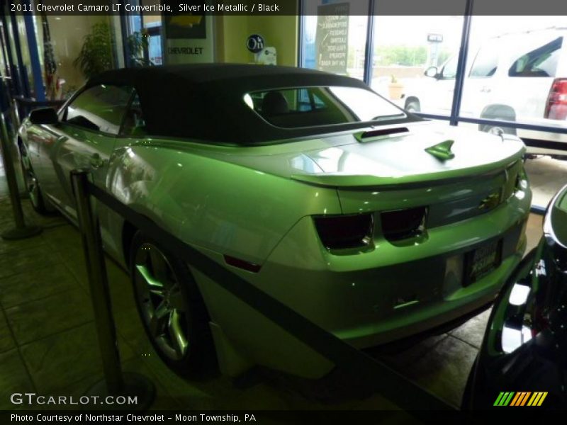 Silver Ice Metallic / Black 2011 Chevrolet Camaro LT Convertible