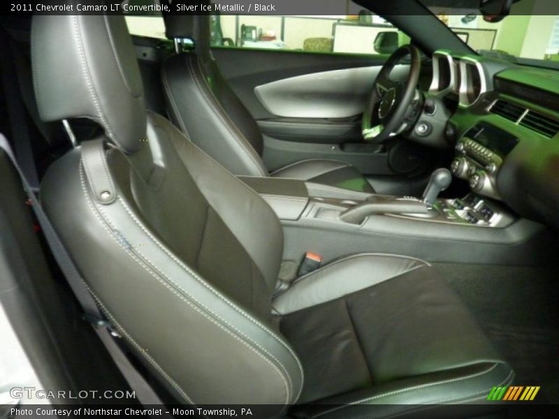 Silver Ice Metallic / Black 2011 Chevrolet Camaro LT Convertible