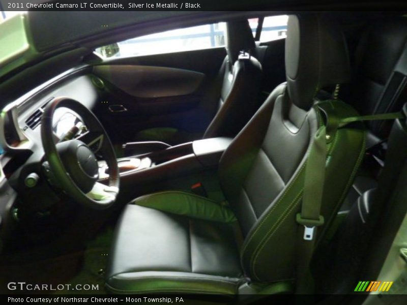 Silver Ice Metallic / Black 2011 Chevrolet Camaro LT Convertible