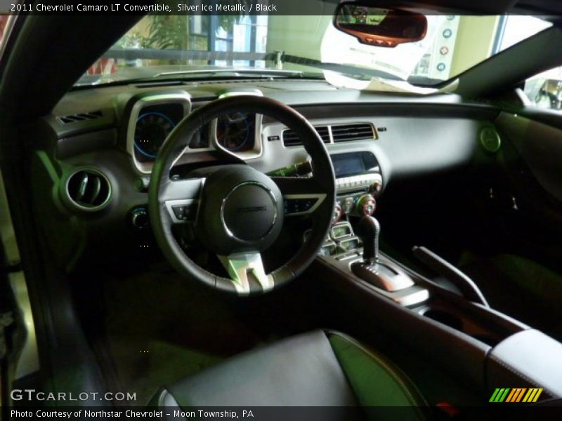 Silver Ice Metallic / Black 2011 Chevrolet Camaro LT Convertible