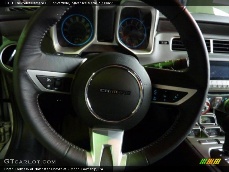 Silver Ice Metallic / Black 2011 Chevrolet Camaro LT Convertible