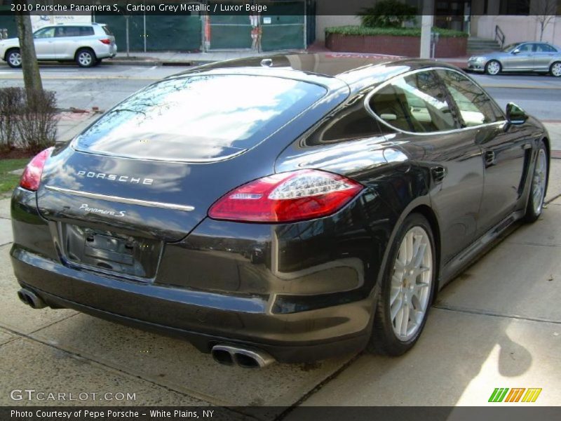 Carbon Grey Metallic / Luxor Beige 2010 Porsche Panamera S
