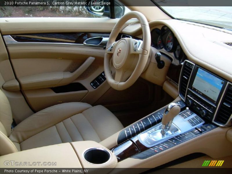Carbon Grey Metallic / Luxor Beige 2010 Porsche Panamera S