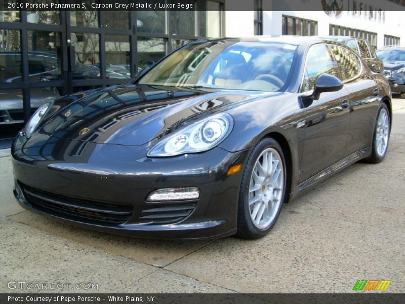 Carbon Grey Metallic / Luxor Beige 2010 Porsche Panamera S