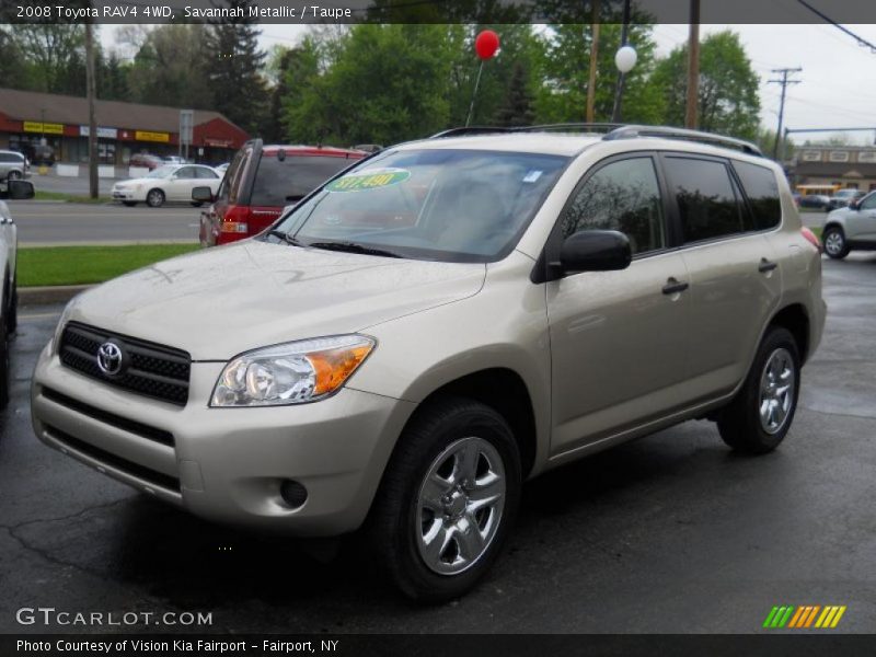 Savannah Metallic / Taupe 2008 Toyota RAV4 4WD