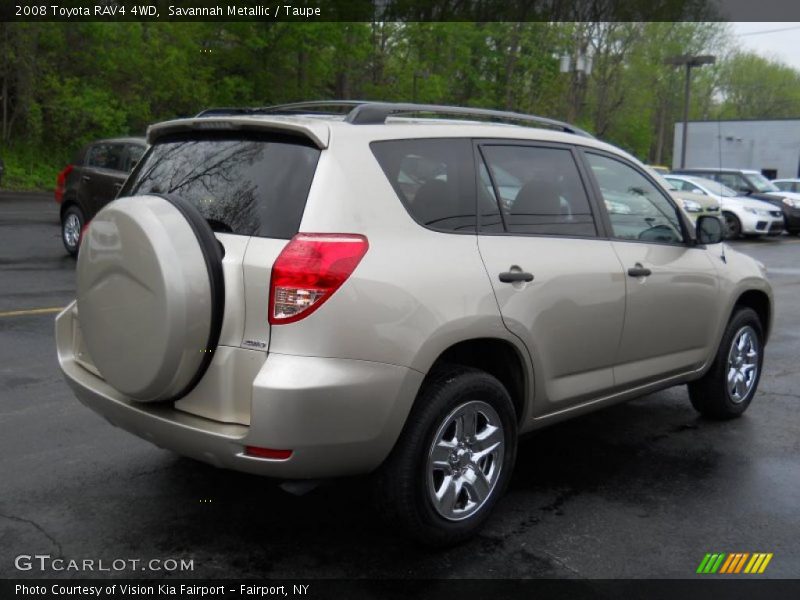 Savannah Metallic / Taupe 2008 Toyota RAV4 4WD