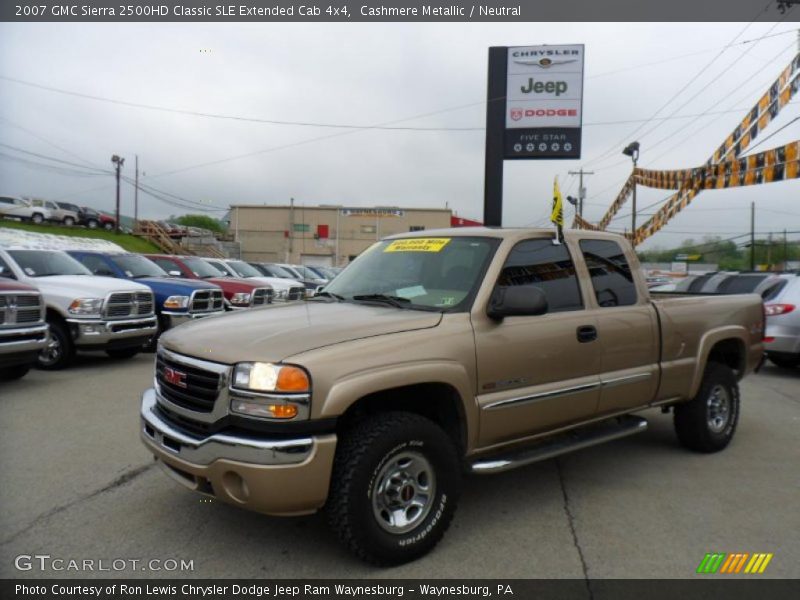 Cashmere Metallic / Neutral 2007 GMC Sierra 2500HD Classic SLE Extended Cab 4x4