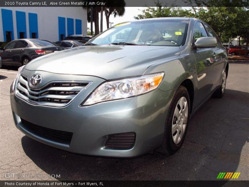 Aloe Green Metallic / Ash Gray 2010 Toyota Camry LE