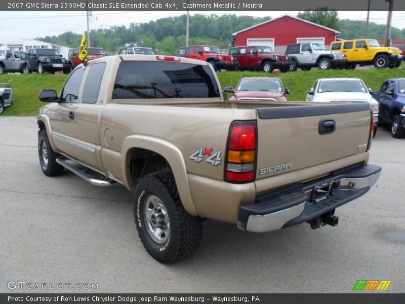 Cashmere Metallic / Neutral 2007 GMC Sierra 2500HD Classic SLE Extended Cab 4x4