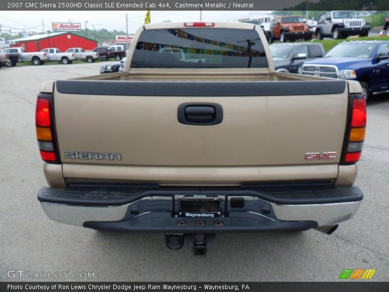 Cashmere Metallic / Neutral 2007 GMC Sierra 2500HD Classic SLE Extended Cab 4x4