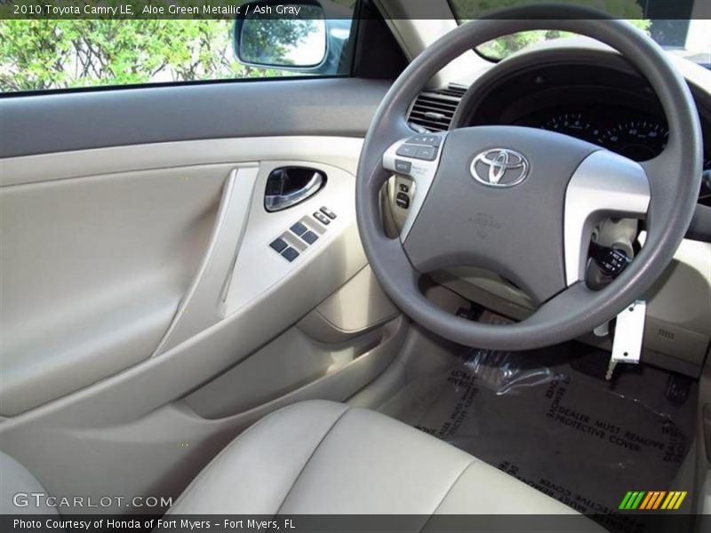 Aloe Green Metallic / Ash Gray 2010 Toyota Camry LE