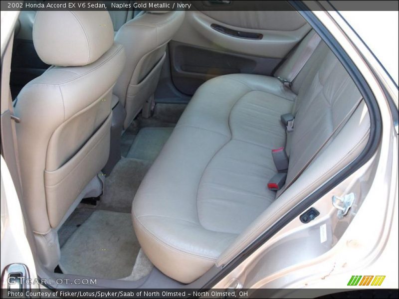 Naples Gold Metallic / Ivory 2002 Honda Accord EX V6 Sedan