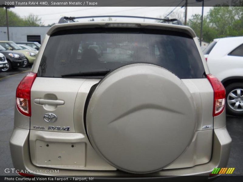 Savannah Metallic / Taupe 2008 Toyota RAV4 4WD