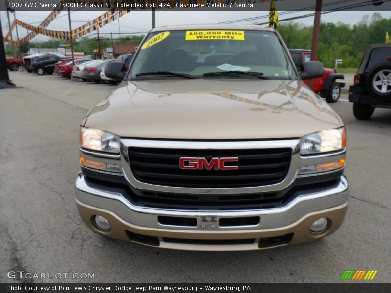Cashmere Metallic / Neutral 2007 GMC Sierra 2500HD Classic SLE Extended Cab 4x4