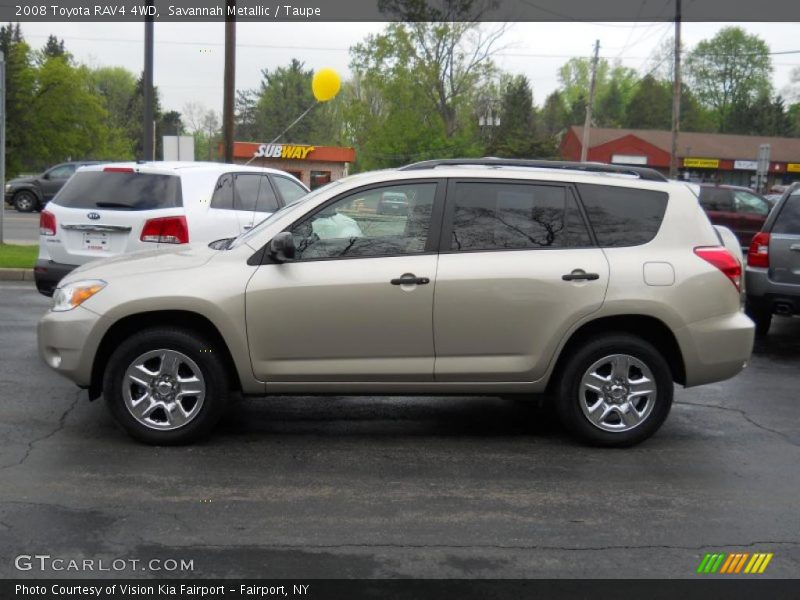 Savannah Metallic / Taupe 2008 Toyota RAV4 4WD