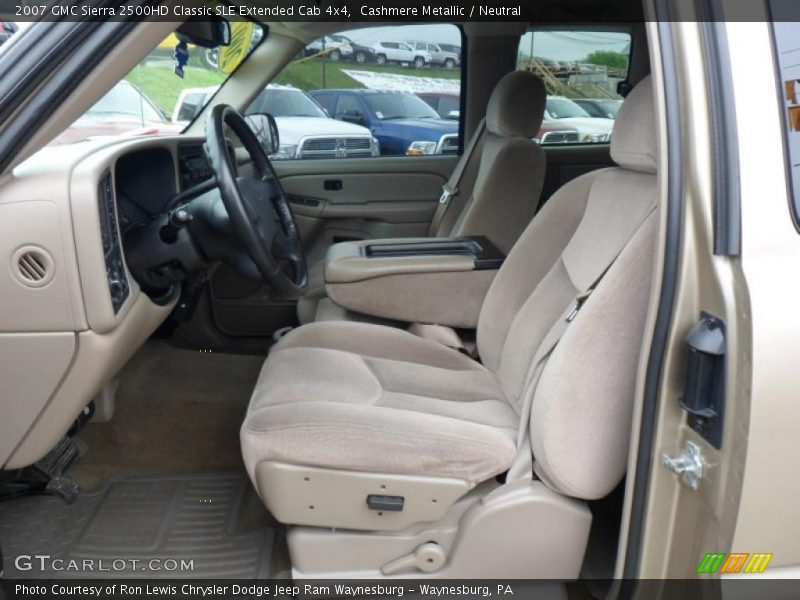 Cashmere Metallic / Neutral 2007 GMC Sierra 2500HD Classic SLE Extended Cab 4x4