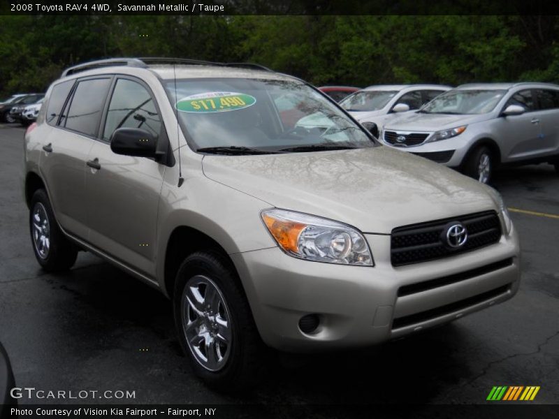 Savannah Metallic / Taupe 2008 Toyota RAV4 4WD