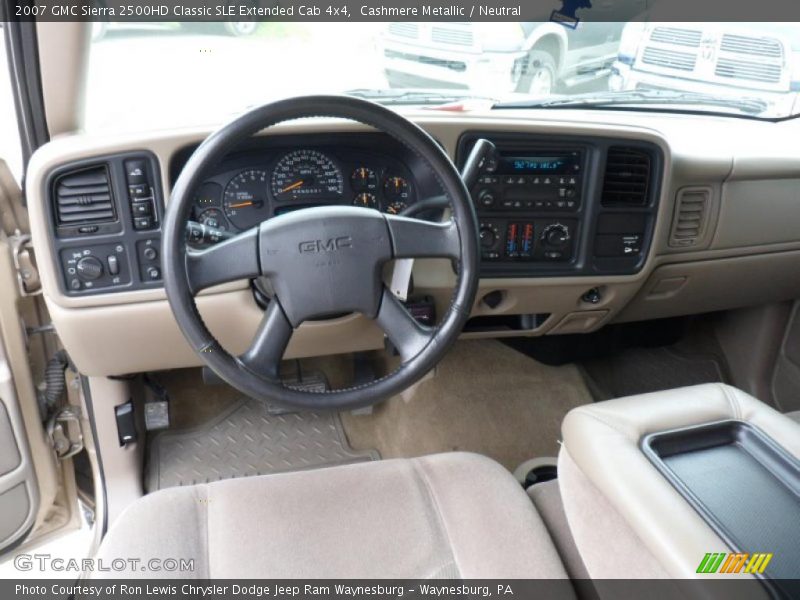 Cashmere Metallic / Neutral 2007 GMC Sierra 2500HD Classic SLE Extended Cab 4x4