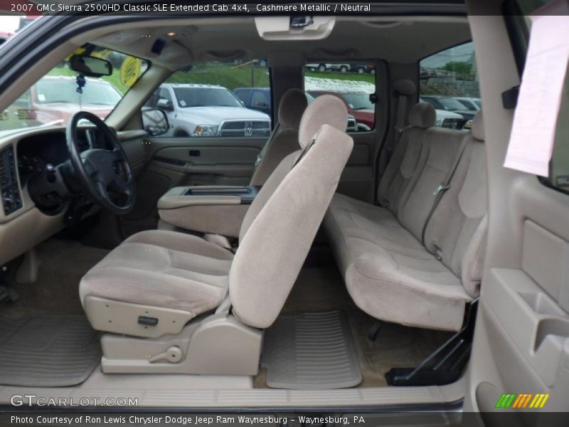 Cashmere Metallic / Neutral 2007 GMC Sierra 2500HD Classic SLE Extended Cab 4x4
