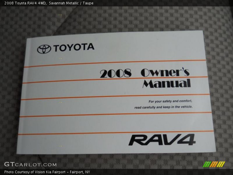 Savannah Metallic / Taupe 2008 Toyota RAV4 4WD