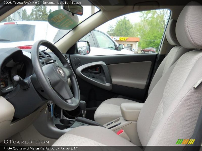 Savannah Metallic / Taupe 2008 Toyota RAV4 4WD