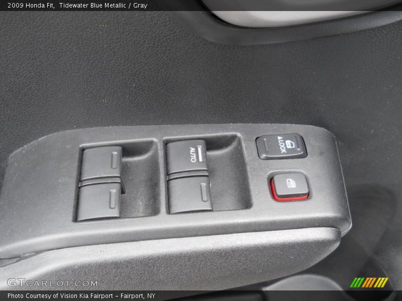 Tidewater Blue Metallic / Gray 2009 Honda Fit