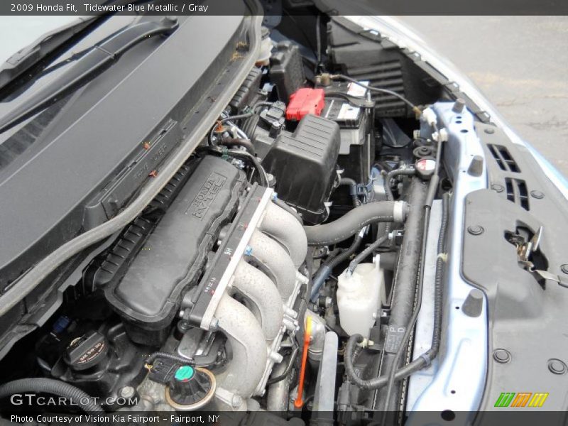 Tidewater Blue Metallic / Gray 2009 Honda Fit