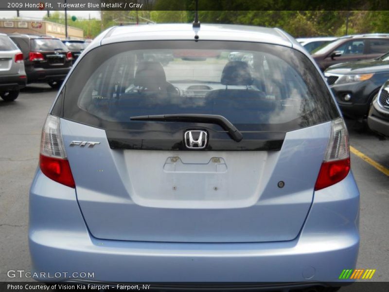 Tidewater Blue Metallic / Gray 2009 Honda Fit
