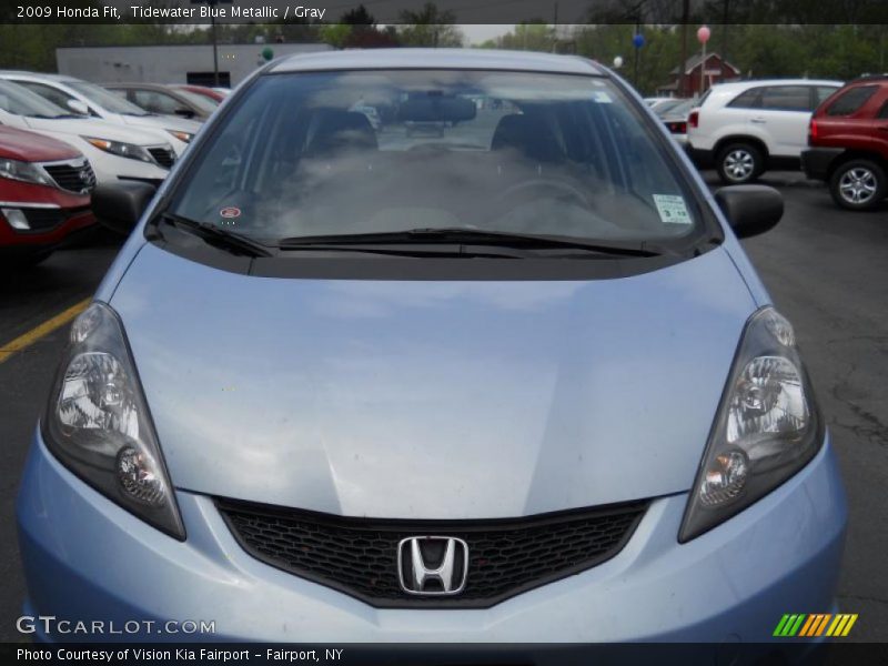 Tidewater Blue Metallic / Gray 2009 Honda Fit