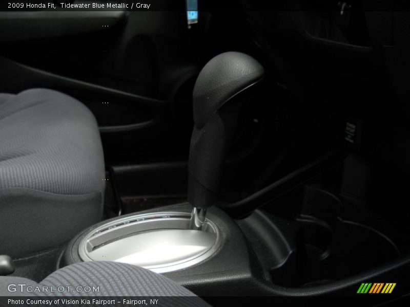 Tidewater Blue Metallic / Gray 2009 Honda Fit